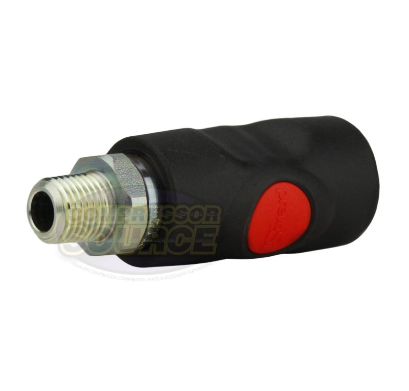 Prevost Corporation USI061251 T Style 1/4 Male Safety Push Button Coupler - Image 3